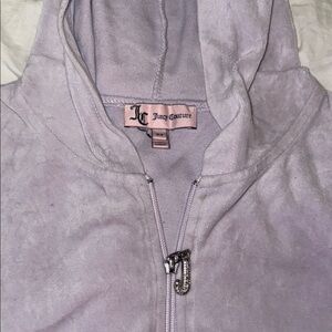 Juicy Couture Light Purple Zip-Up Hoodie